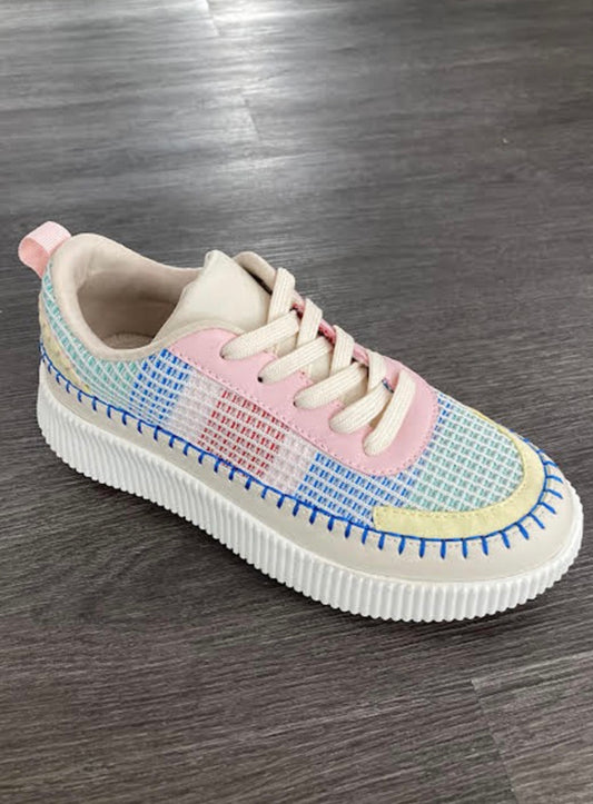 PINK MULTI SNEAKERS