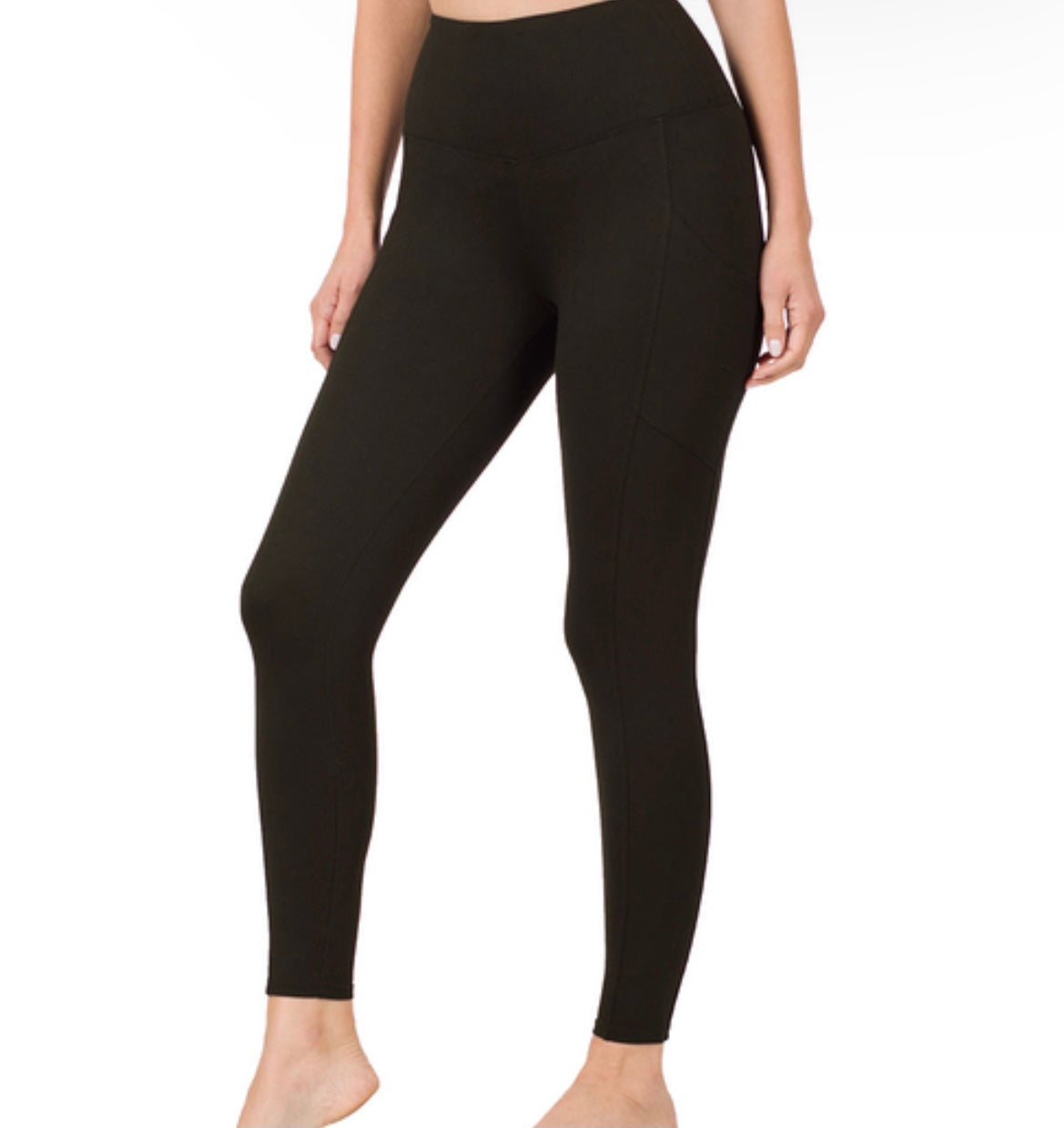 BUTTERY SOFT BASIC BLACK LEGGINGS