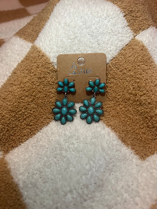 TURQUOISE DROP EARRINGS